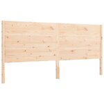 vidaXL Cadre de lit sans matelas 200x200 cm bois massif