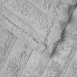 vidaXL Couvertures à jeter 6 Pièces Gris 150 x 130 cm Toison