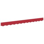 vidaXL Bande de store pour cadre de 3 m rouge 2 8x0 2 m