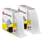 Fixation adhésive velcro pour charges légères en boîte distributrice 200 pastilles noir 3 mm (lot de 200)