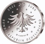 Pièce de monnaie 20 euro Allemagne 2022 J argent BE – Nain Tracassin