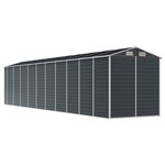 vidaXL Abri de jardin anthracite 191x895x198 cm acier galvanisé