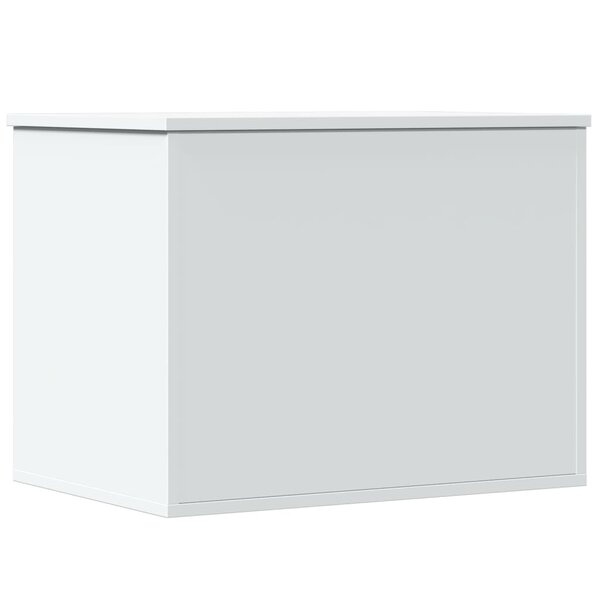 vidaXL Boîte de rangement blanc 60x42x46 cm bois d'ingénierie