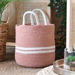 Panier en coton guam - blush