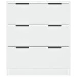 vidaXL Buffet Blanc 60x30x70 cm Bois d'ingénierie