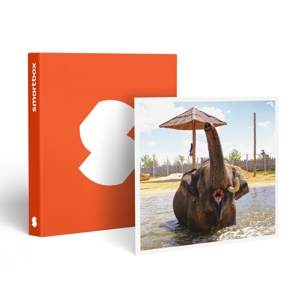 SMARTBOX - Coffret Cadeau Tanière Zoo Refuge : immersion avec les carnivores ou les éléphants pour 2 personnes -  Multi-thèmes