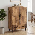 vidaXL Buffet Bois ancien 66 x 34 5 x 95 cm Bois d'ingénierie