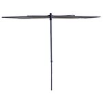 Madison Parasol de balcon Sun Wave 270x150 cm Gris clair