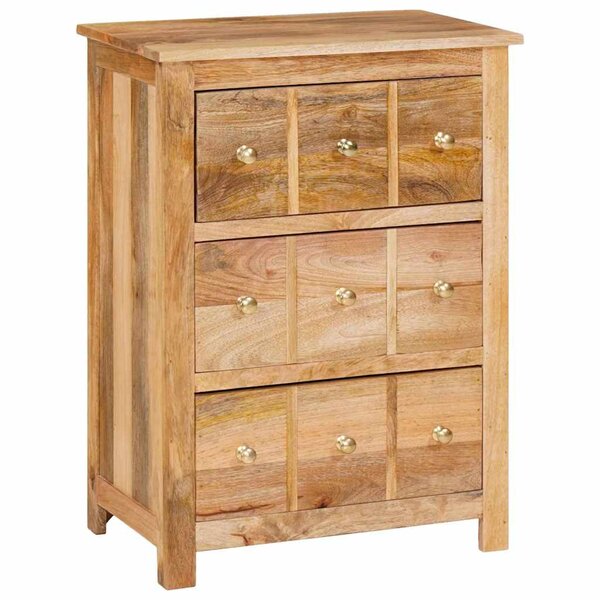vidaXL Buffet Marron 55 x 35 x 75 cm bois de manguier massif
