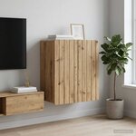 vidaXL Armoire Murale 59 x 31 x 64 cm Bois d'ingénierie