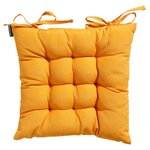 Madison Coussin de siège Panama 46x46 cm Lueur dorée