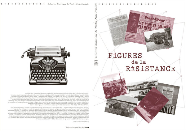 Document philatélique - Figures de la résistance