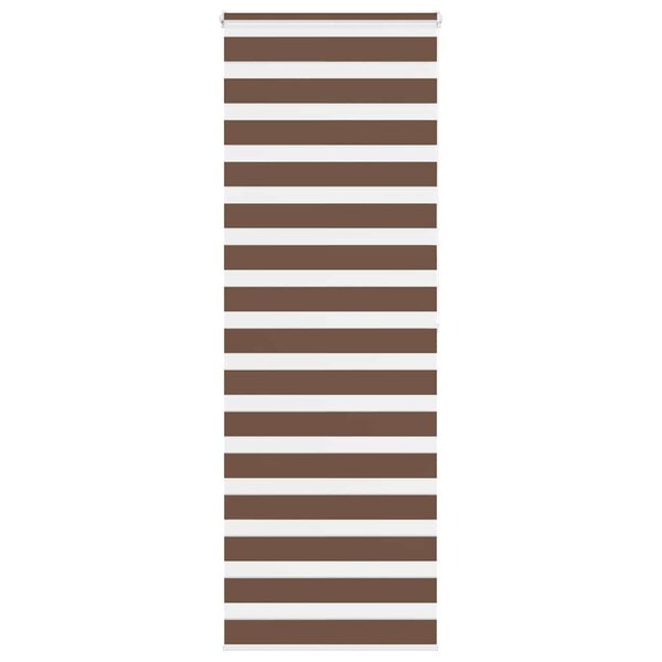 vidaXL Store zèbre marron 75x200 cm largeur du tissu 70 9 cm polyester