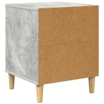 vidaXL Maison pour chat Béton 42 5 x 40 x 53 cm Bois d'ingénierie