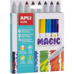 8 Feutres de couleur - Assortiment - Magic Apli Kids