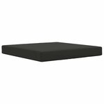vidaXL Coussin de canapé d'extérieur Noir 80 x 80 x 8 cm Polyester