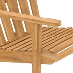 vidaXL Chaise Adirondack Bois de teck solide