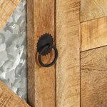 vidaXL Buffet 110x30x74 cm Bois de manguier brut