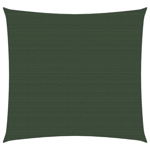 vidaXL Voile d'ombrage 160 g/m² Vert foncé 3 6x3 6 m PEHD