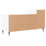 vidaXL Meuble TV Blanc 100x35x55 cm Bois d'ingénierie