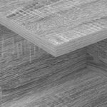 vidaXL Table de chevet 2 Pièces Gris Sonoma 40 x 30 x 25 cm
