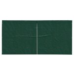 vidaXL Mur de tente de fête 2 pièces 400 x 195 cm Vert PE et acier