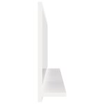 vidaXL Miroir de salle de bain Blanc 90x10 5x37 cm Aggloméré