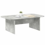 vidaXL Table basse Gris béton 93 x 53 x 33 cm Bois d'ingénierie