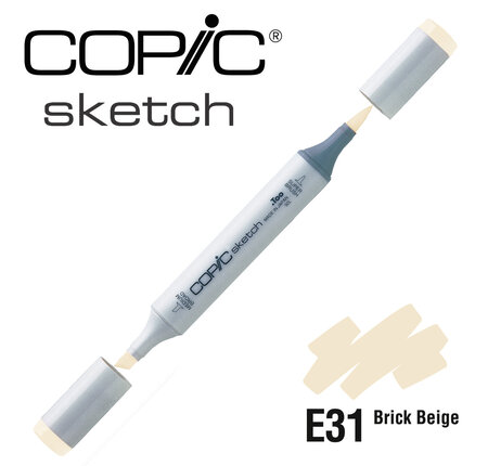 Marqueur à l'alcool Copic Sketch E31 Brick Beige