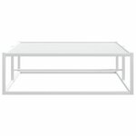 vidaXL Cadre de lit sans matelas blanc 90x200 cm métal
