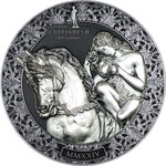 Monnaie LADY GODIVA Eternal Sculptures II 3 Oz Argent 20$ Palau 2024