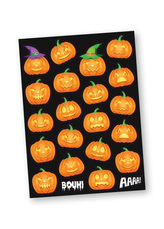 Sticker Gommettes Halloween 44 pièces