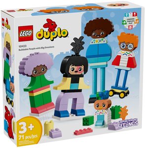 LEGO DUPLO - Ensemble de Personnages Émotionnels à Construire - 10423 pour Enfants de 3 Ans et Plus