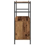 vidaXL Étagère Chêne fumé 80 x 30 x 78.5 cm Bois d'ingénierie