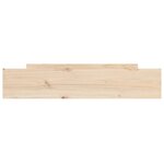 vidaXL Tiroirs de lit 2 Pièces bois de pin massif
