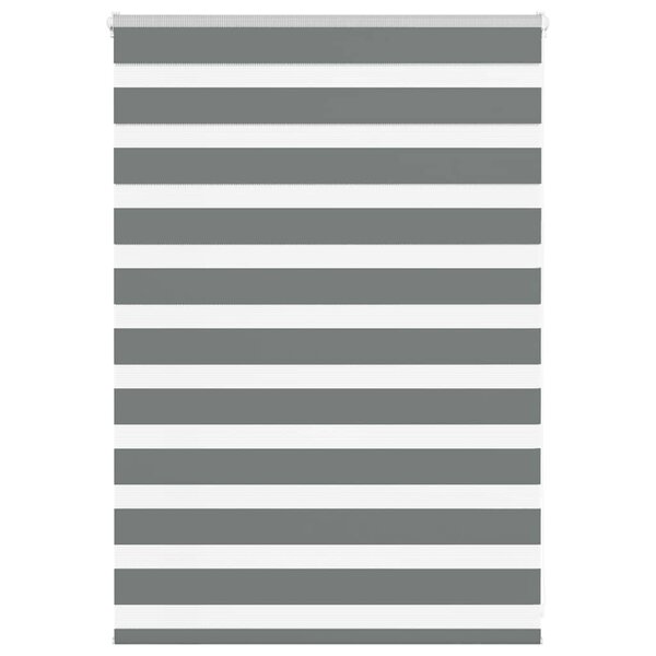 vidaXL Store zèbre gris foncé largeur du tissu 100 9 cm polyester