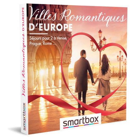 Smartbox - coffret cadeau - villes romantiques d'europe