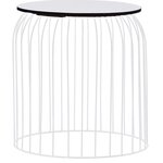 vidaXL Tables basses 3 Pièces Blanc