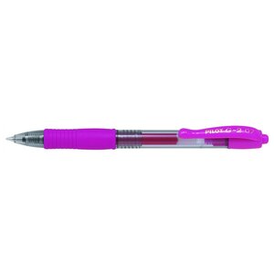 Stylo bille à encre Gel G2 07 Pointe Moyenne Rose PILOT
