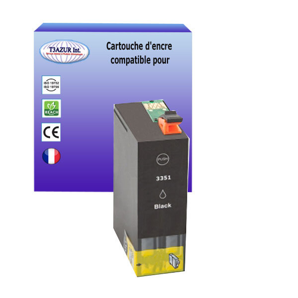 Cartouche Compatible pour Epson T3351 / T3331 (33XL) Noire - T3AZUR
