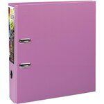 Classeur à levier Prem'Touch dos 80mm A4 rose EXACOMPTA
