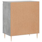 vidaXL Buffet Gris béton 60x35x70 cm Bois d'ingénierie