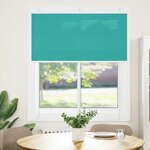 vidaXL Store plissé vert pétrole 115x150cm largeur du tissu 114 4cm