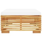 vidaXL Salon de jardin 2 Pièces Bois de teck massif