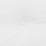 vidaXL Coussin de Dos Blanc 160 x 24 x 50 cm tissu