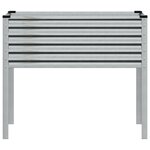 vidaXL Jardinière 100x45x90 cm acier inoxydable