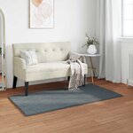 vidaXL Tapis en Fourrure Synthétique de Lapin Olite Anthracite