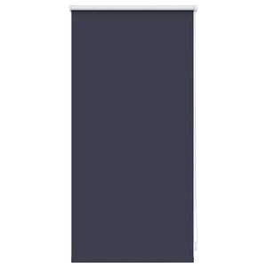 vidaXL Store enrouleur occultant 44 4 x 100 cm largeur du tissu 40 cm bleu marine