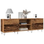 vidaXL Meuble TV vieux bois 150x30x50 cm bois d'ingénierie
