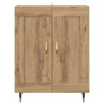 vidaXL Buffet Chêne artisanal 69 5 x 34 x 90 cm Bois d'ingénierie